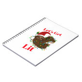Carnet Lit Christmas Sloth (Côté gauche)