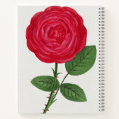 Carnet Lithographie de rose antique, François-Frédéric Gr (Dos)