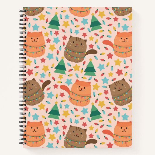 Carnet Little and Cute Christmas Cats (Devant)