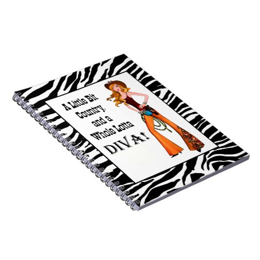Carnet Little Bit Country et toute une Lotta DIVA! Notebo (Côté Droit)