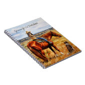 Carnet Little Cowgirl on Cattle Horse (Côté Droit)