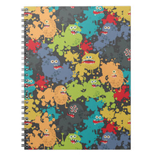 Carnet Little cute funny monsters