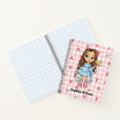 Carnet Little Girl with a Bird and Cherry Notebook (Intérieur)
