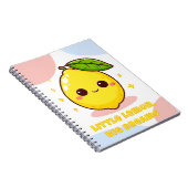 Carnet Little Lemon Big Dreams Kawaii Lemon (Côté Droit)