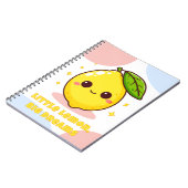 Carnet Little Lemon Big Dreams Kawaii Lemon (Côté gauche)