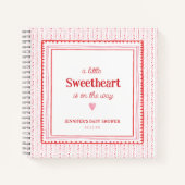Carnet Little Sweetheart Valentine's Shower Guestbook (Devant)