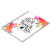 Carnet Live Laugh Love (Côté gauche)