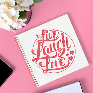 Carnet Live Laugh Love