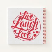 Carnet Live Laugh Love (Dos)