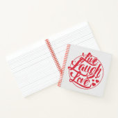 Carnet Live Laugh Love (Intérieur)