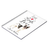 Carnet Live Laugh Love a French Bulldog (Côté gauche)