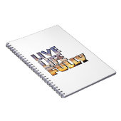 Carnet Live Life Fully Quote (Côté Droit)