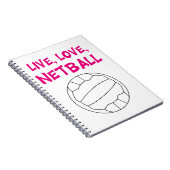 Carnet Live Love Netball (Côté Droit)