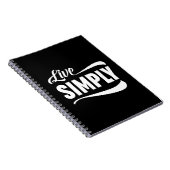 Carnet Live Simply Typographie (Côté Droit)