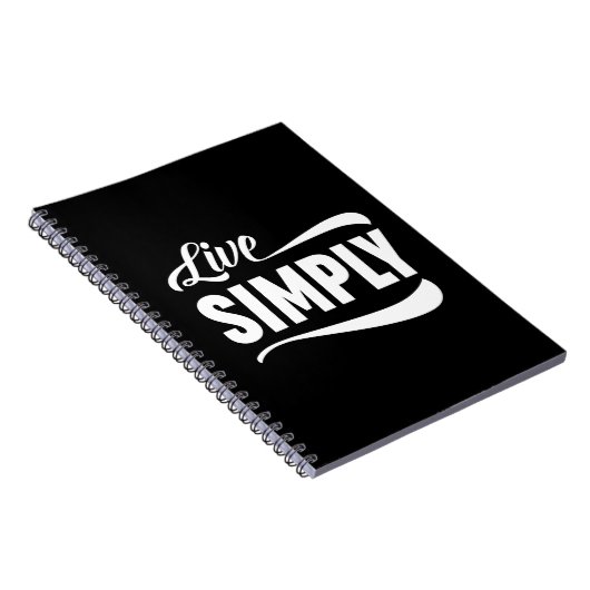 Carnet Live Simply Typographie (Côté Droit)