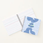Carnet Live Your Dream - Motivational Blue (Intérieur)