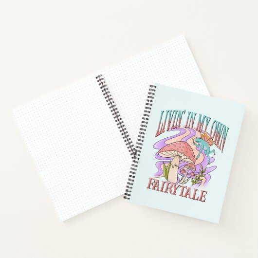 Carnet Livin' In My Own Fairytale - Frog & Champignons (Intérieur)