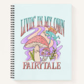 Carnet Livin' In My Own Fairytale - Frog & Champignons (Devant)