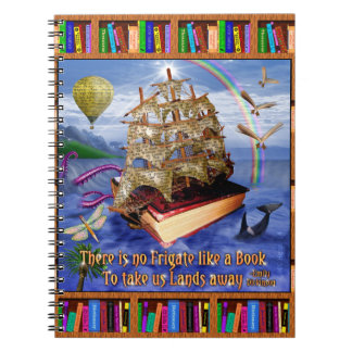 Carnet Livraison Ocean Scene avec devis Emily Dickinson