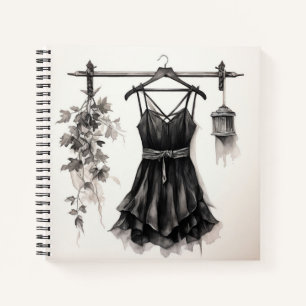 Carnet Livret de mode rétro Inspiré Vintage LBD