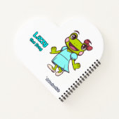 Carnet Lizzy the Frog Heart Bloc-notes | AventureEnfants (Dos)