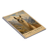 Carnet Llama Alpaca Andes VINTAGE (Côté Droit)