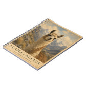 Carnet Llama Alpaca Andes VINTAGE (Côté gauche)