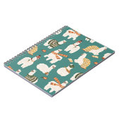 Carnet Llama Alpaca Sweater Motif sans couture. (Côté gauche)