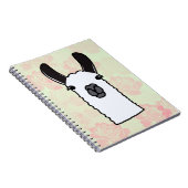 Carnet Llama avec pivoines (Côté Droit)