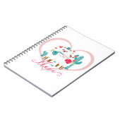 Carnet Llama d'amour  (Côté gauche)