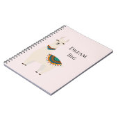 Carnet Llama de crème (Côté gauche)