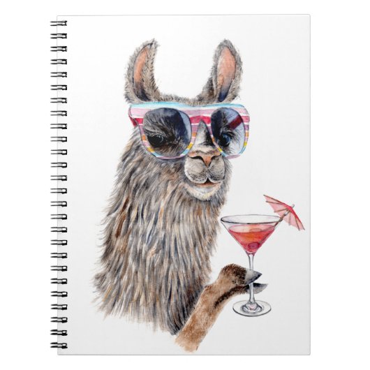 Carnet Llama de vacances (Devant)