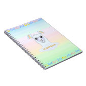 Carnet Llama élégant et beau (Côté Droit)