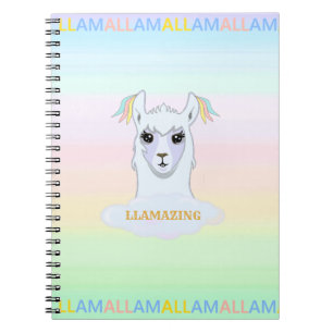 Carnet Llama élégant et beau
