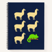 Carnet Llama Llama Llama Llama Chameleon (Devant)