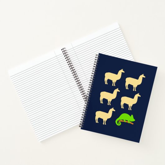 Carnet Llama Llama Llama Llama Chameleon (Intérieur)