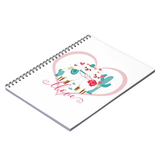 Carnet Llama Llove (Côté gauche)