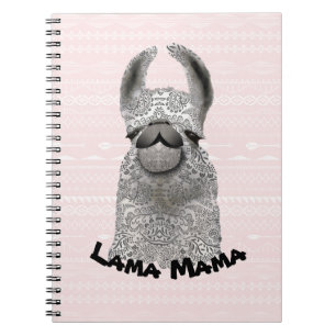 Carnet Llama Mama personnalisée