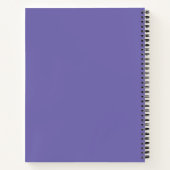 Carnet Llama personnalisé mignon (Dos)