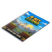 Carnet Llama, Rétro Pixel Art 8-Bit (Côté gauche)