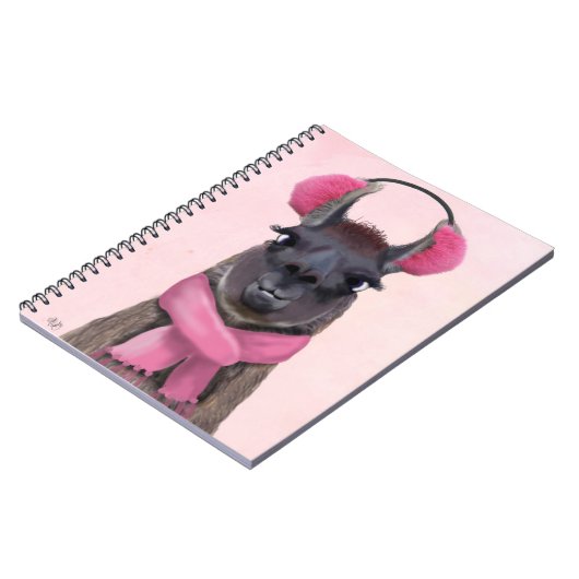 Carnet Llama rose (Côté gauche)