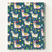 Carnet Llamas En Lunettes De Soleil Motif (Dos)