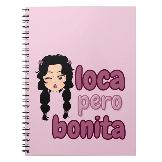 Carnet Loca Pero Bonita (Devant)