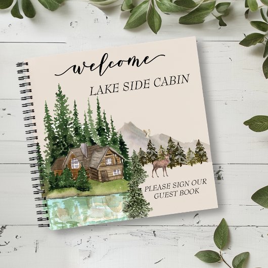 Carnet Location de maison de vacances au chalet aquarelle