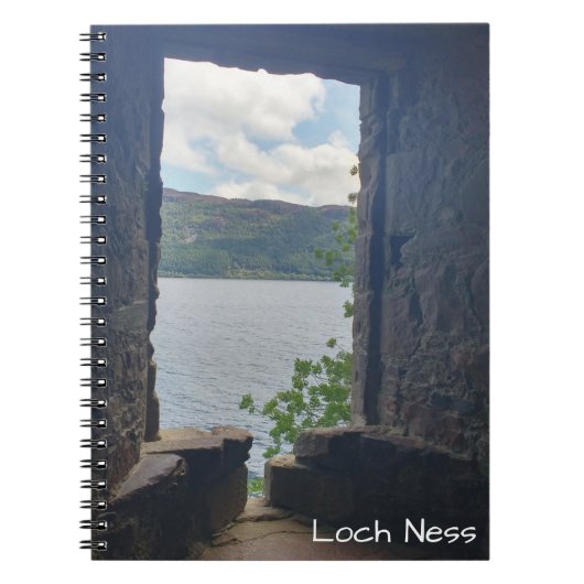 Carnet Loch Ness vu du château d'Urquhart (Devant)