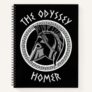 Carnet L'Odyssée Homère Casque Grec Mythologie Antique I
