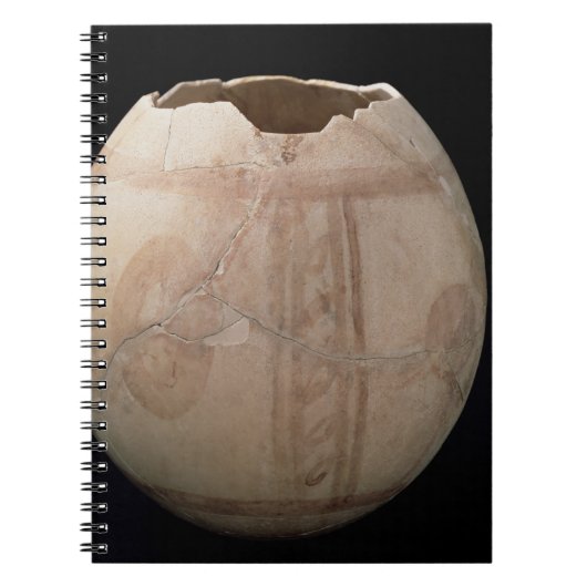 Carnet L'oeuf d'autruche a coupé sous forme de vase de (Devant)