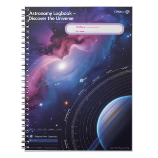 Carnet Logbook d'astronomie - Découvrez l'univers