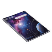 Carnet Logbook d'astronomie - Découvrez l'univers (Côté Droit)
