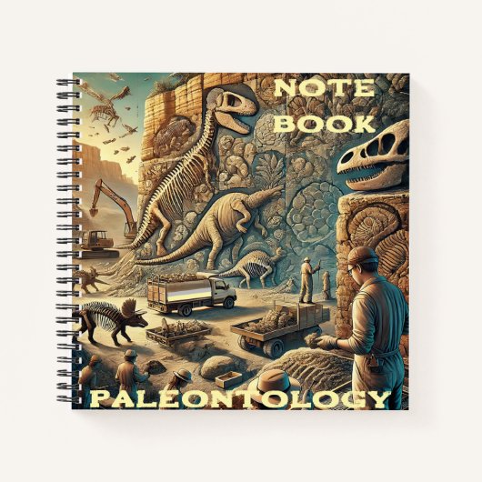 Carnet Logbook de Fossil Hunter (Devant)